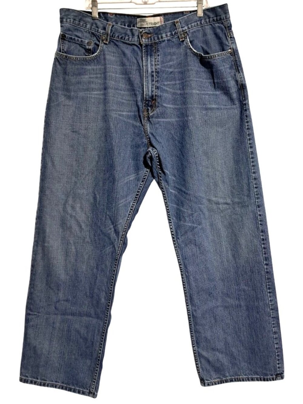 Levis 569 Jeans Loose Straight Mens W40 L32 Blue Denim 100% Cotton Made In Egypt